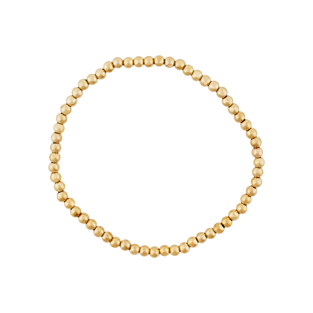 Oceara Gold and White Seashells Anklet