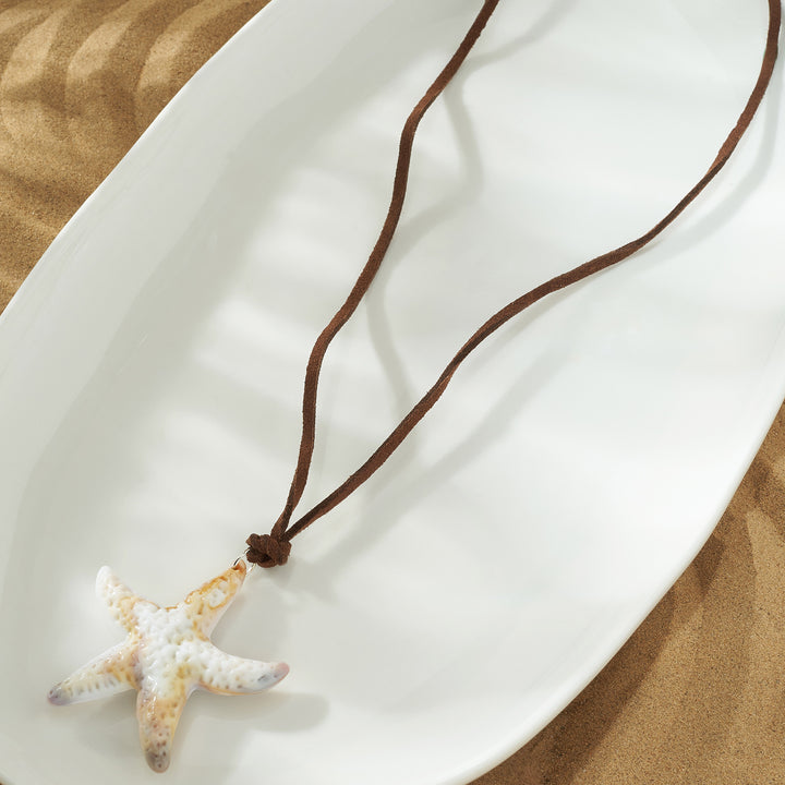 Masie Starfish Brown Necklace