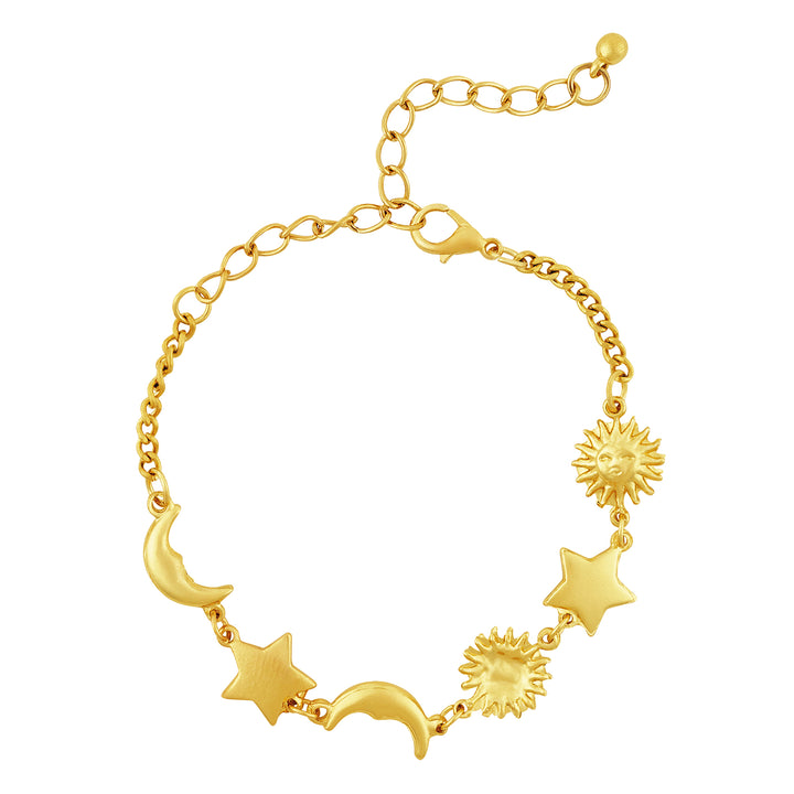 Leonara Charm Gold Bracelet