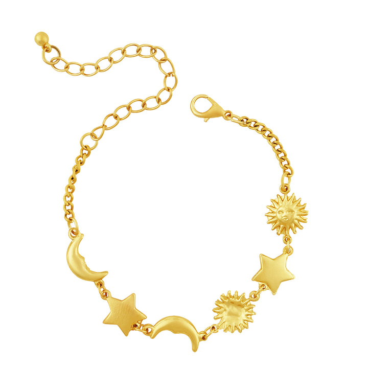 Leonara Charm Gold Bracelet