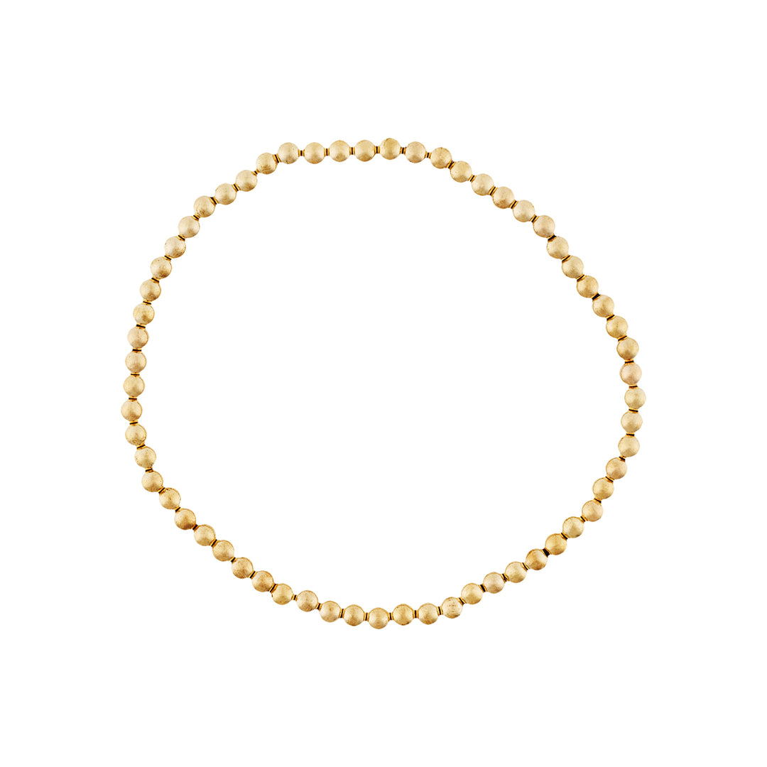 Kiva Gold and White Seashells Layered Bracelet