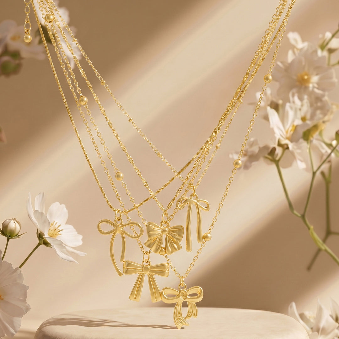 Dosie Layered Gold Love Necklace