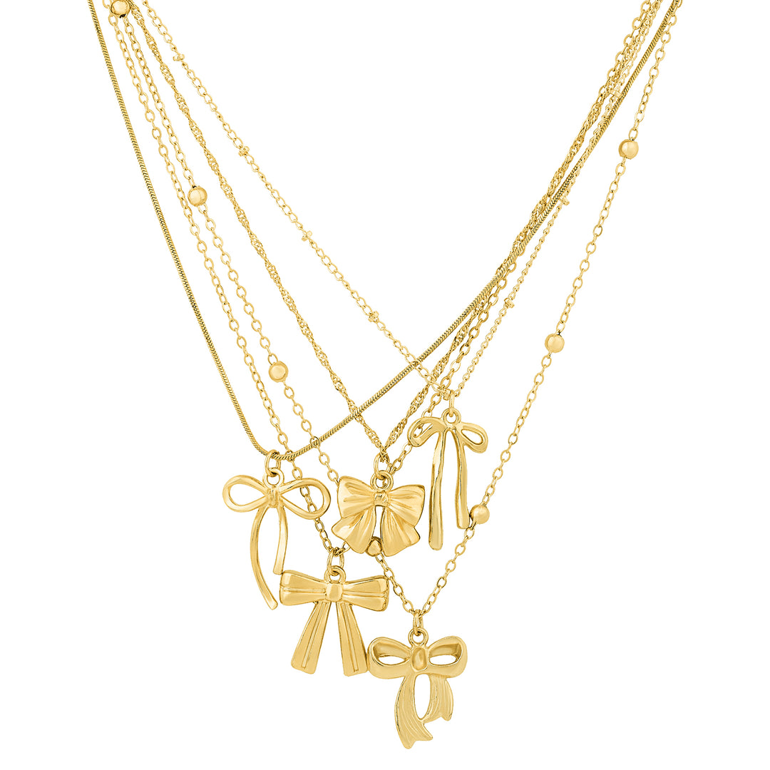 Dosie Layered Gold Love Necklace