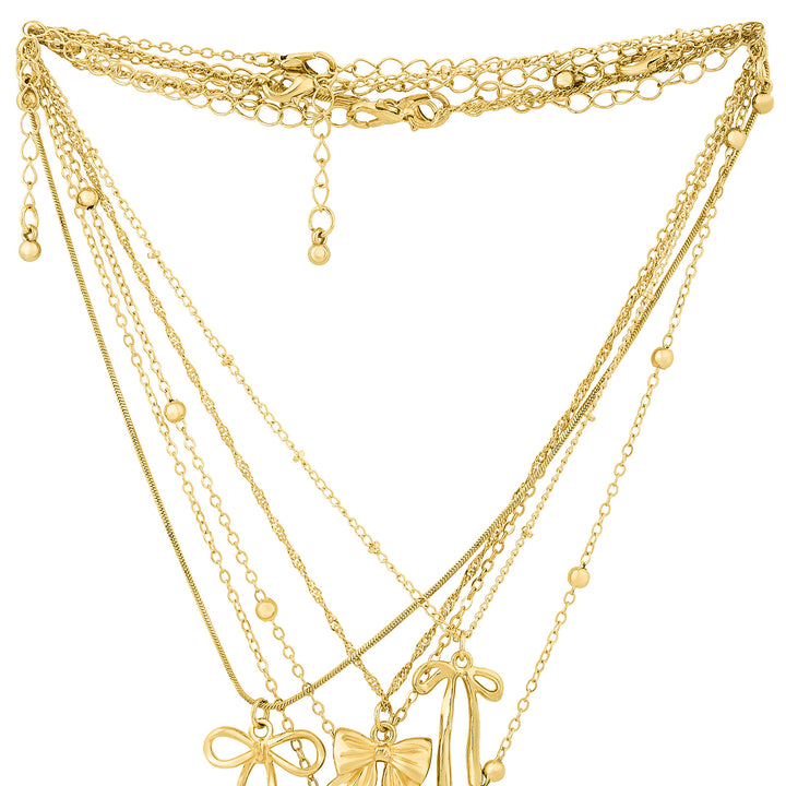 Dosie Layered Gold Love Necklace