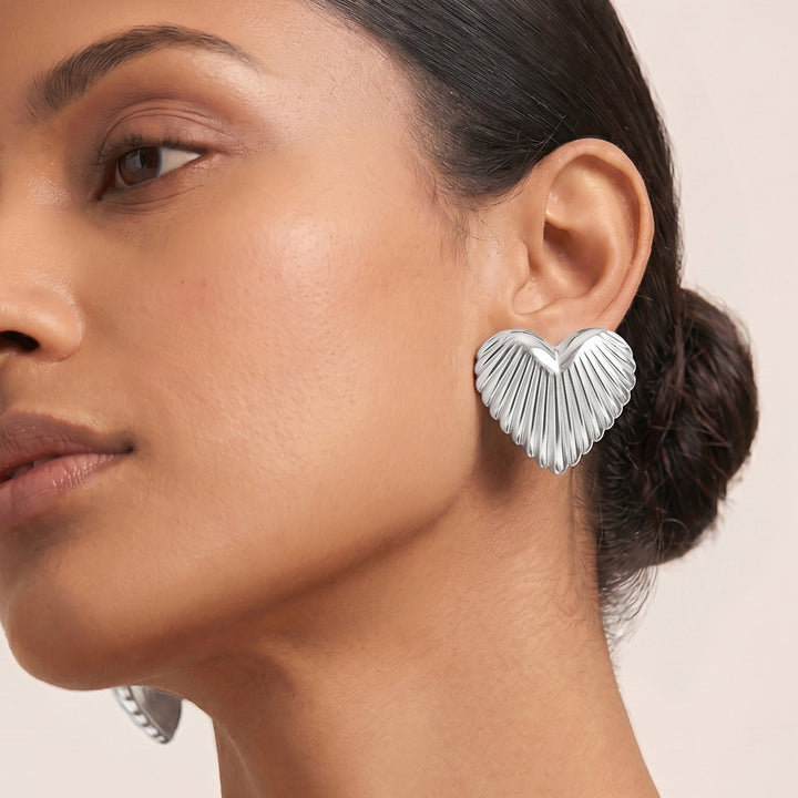 Ryeana Silver Love Earings