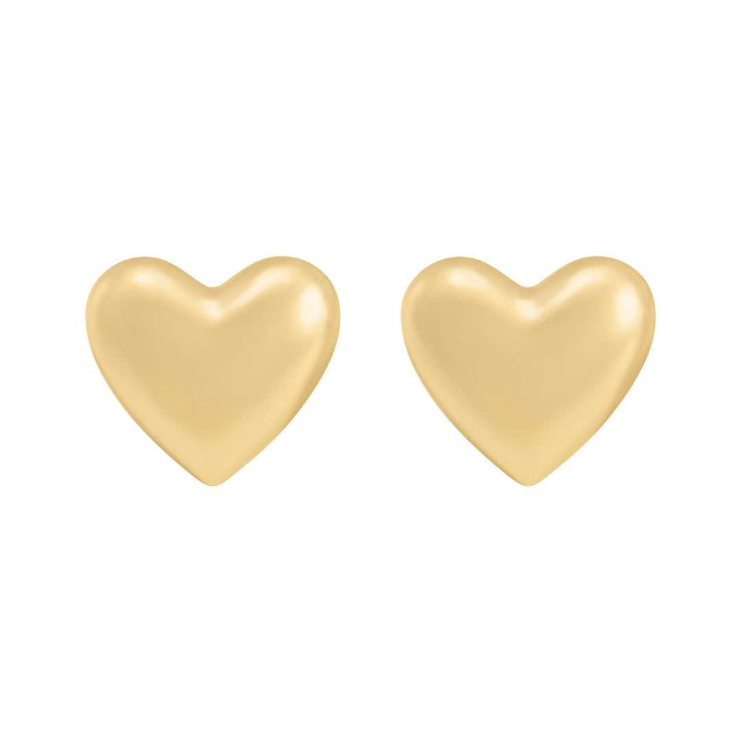 Golden Candy Heart Studs
