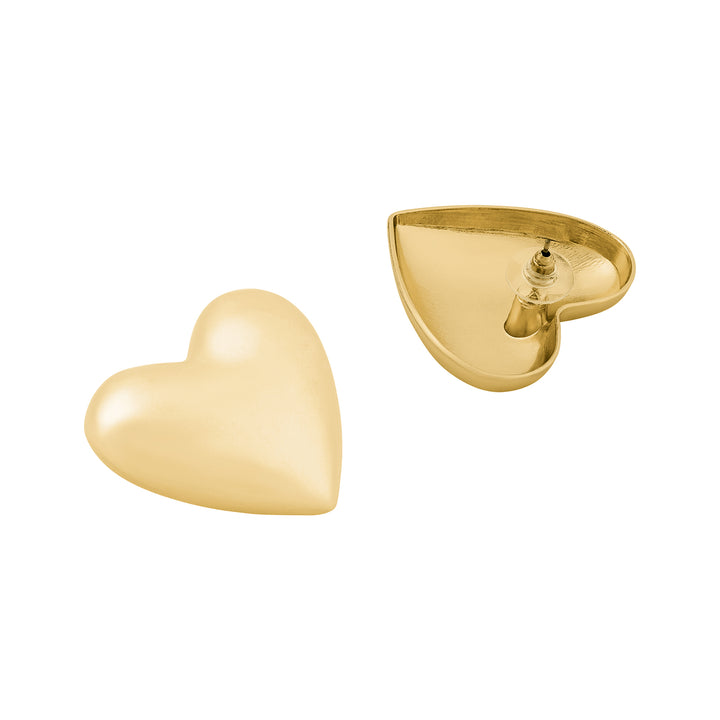 Golden Candy Heart Studs