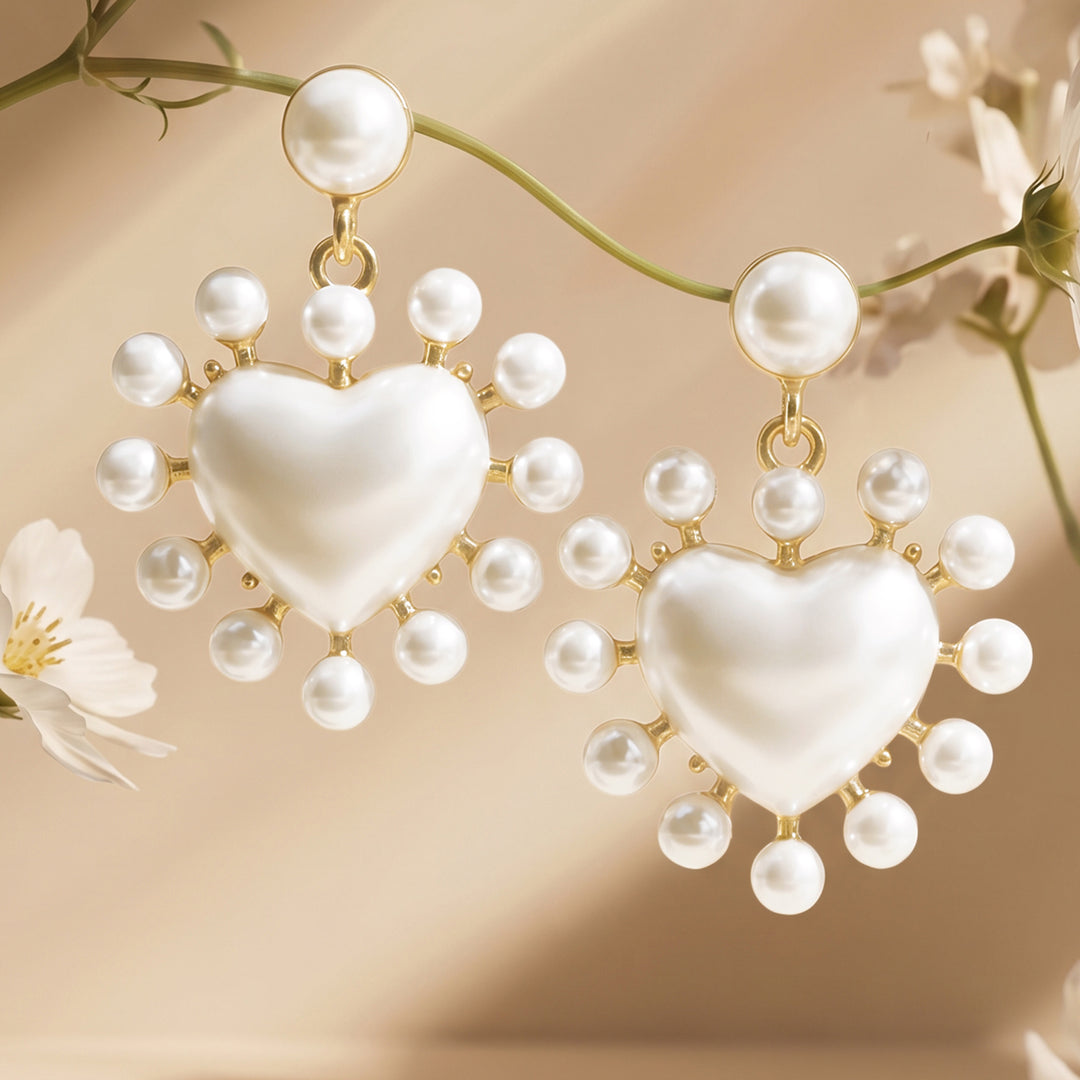 Love Pop White Earrings