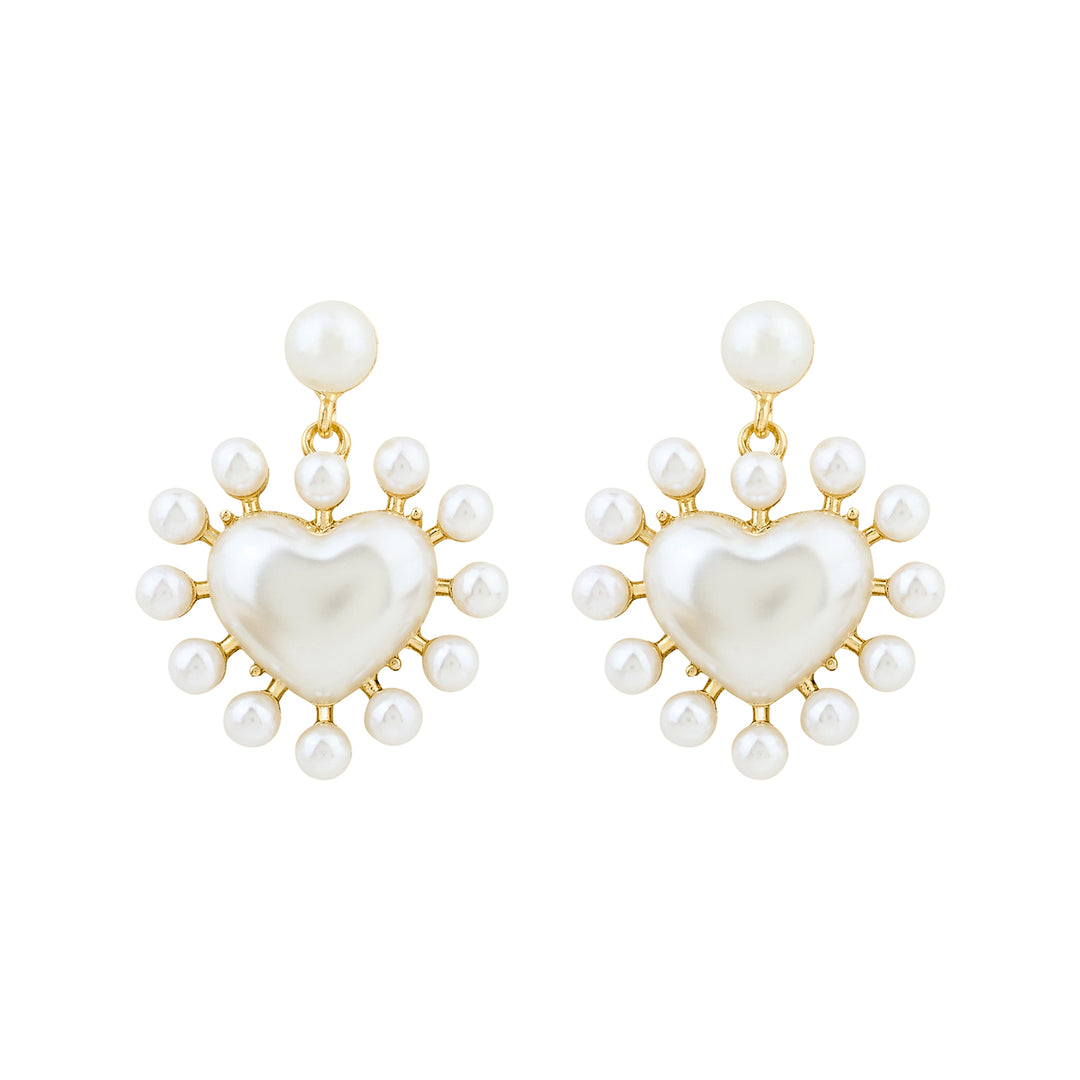 Love Pop White Earrings
