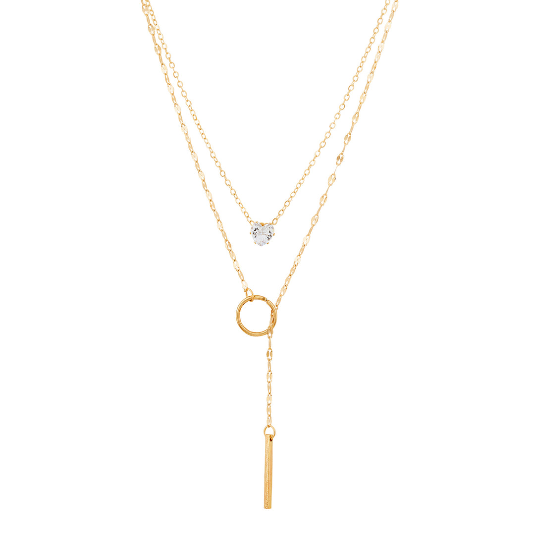 Amelune Gold Love Necklace