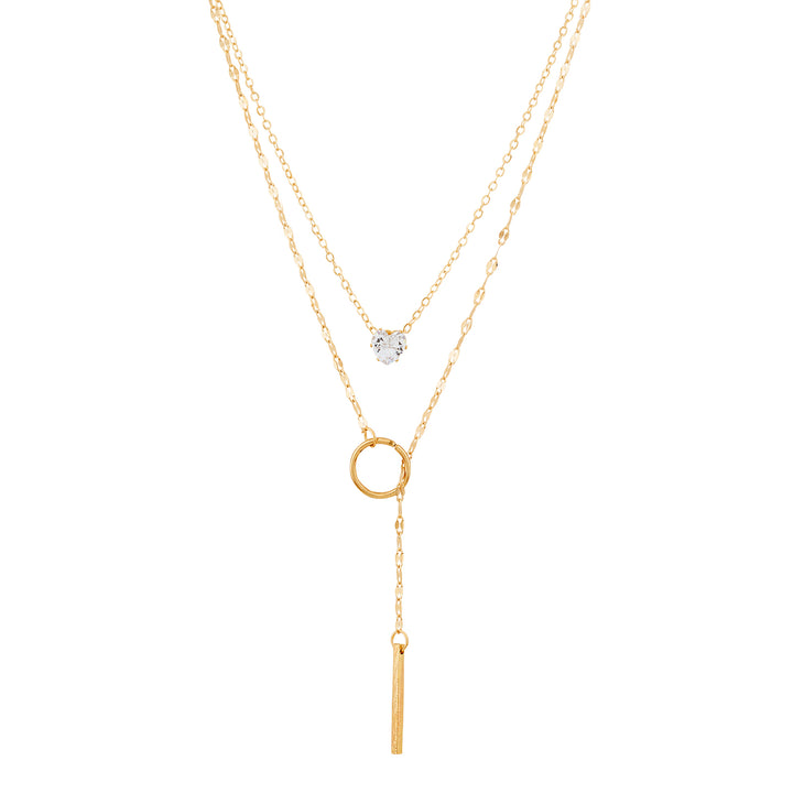 Amelune Gold Love Necklace