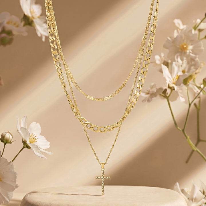 Everan Gold Layered Love Necklace