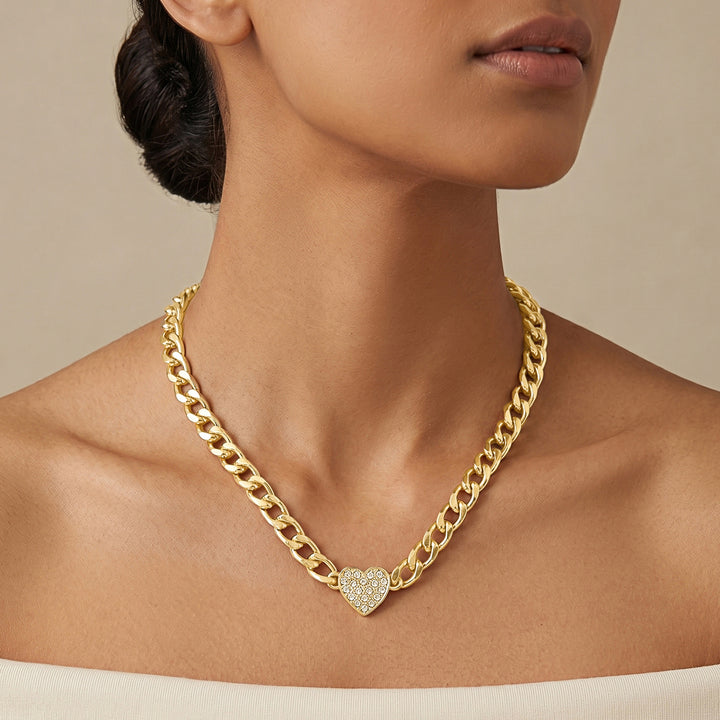 Lovira Gold Love Necklace