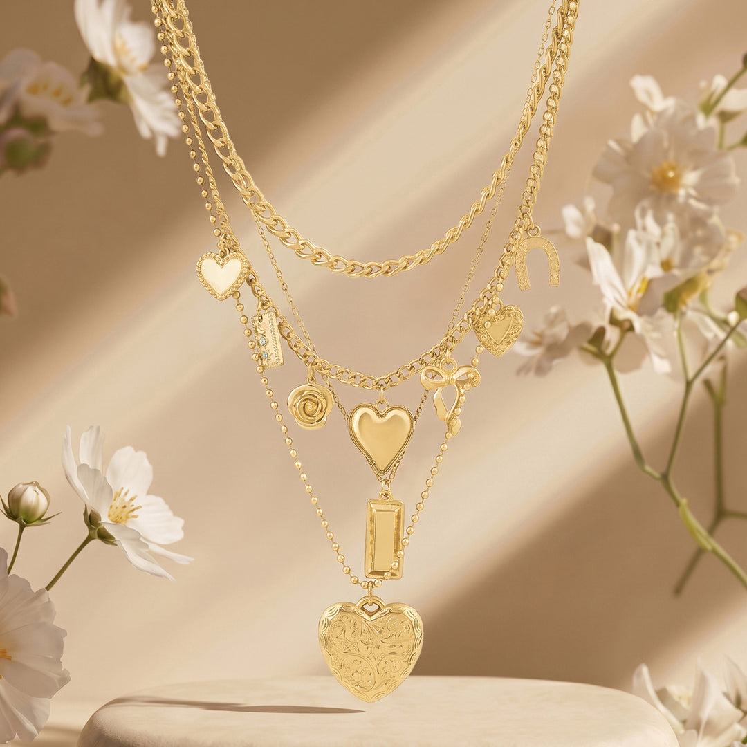 Amoralis Gold Love necklace