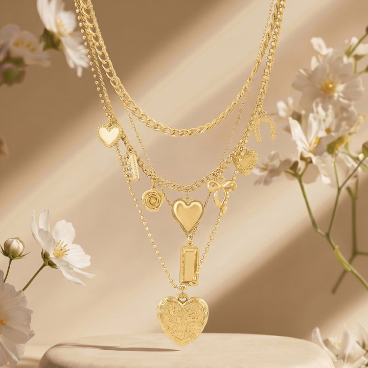 Amoralis Gold Love necklace