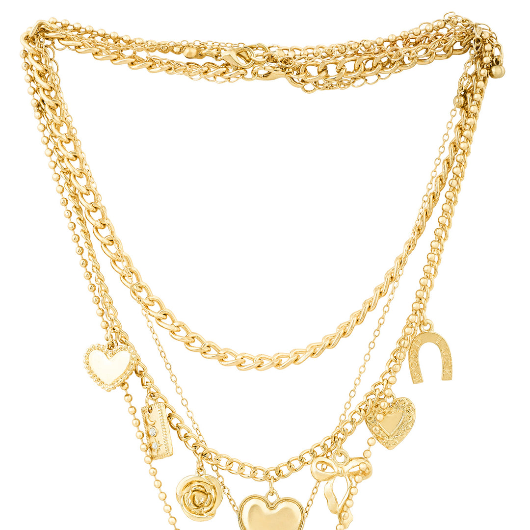 Amoralis Gold Love necklace
