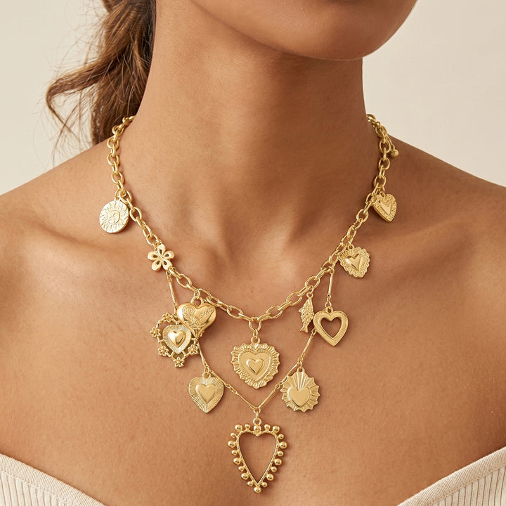 Aiyume Gold Love Necklace