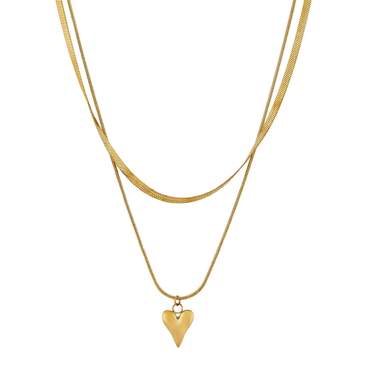 Renika Gold Love Necklace