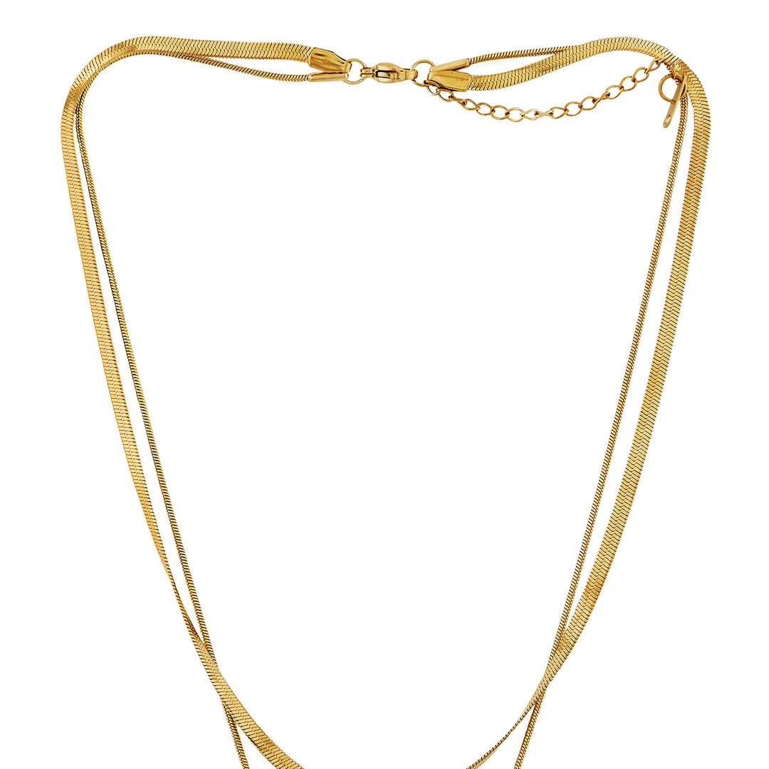 Renika Gold Love Necklace