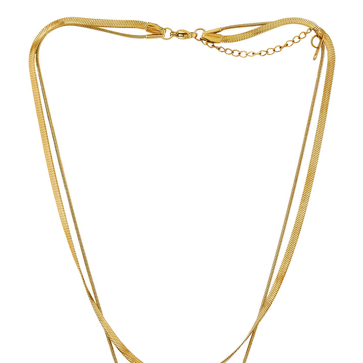 Renika Gold Love Necklace
