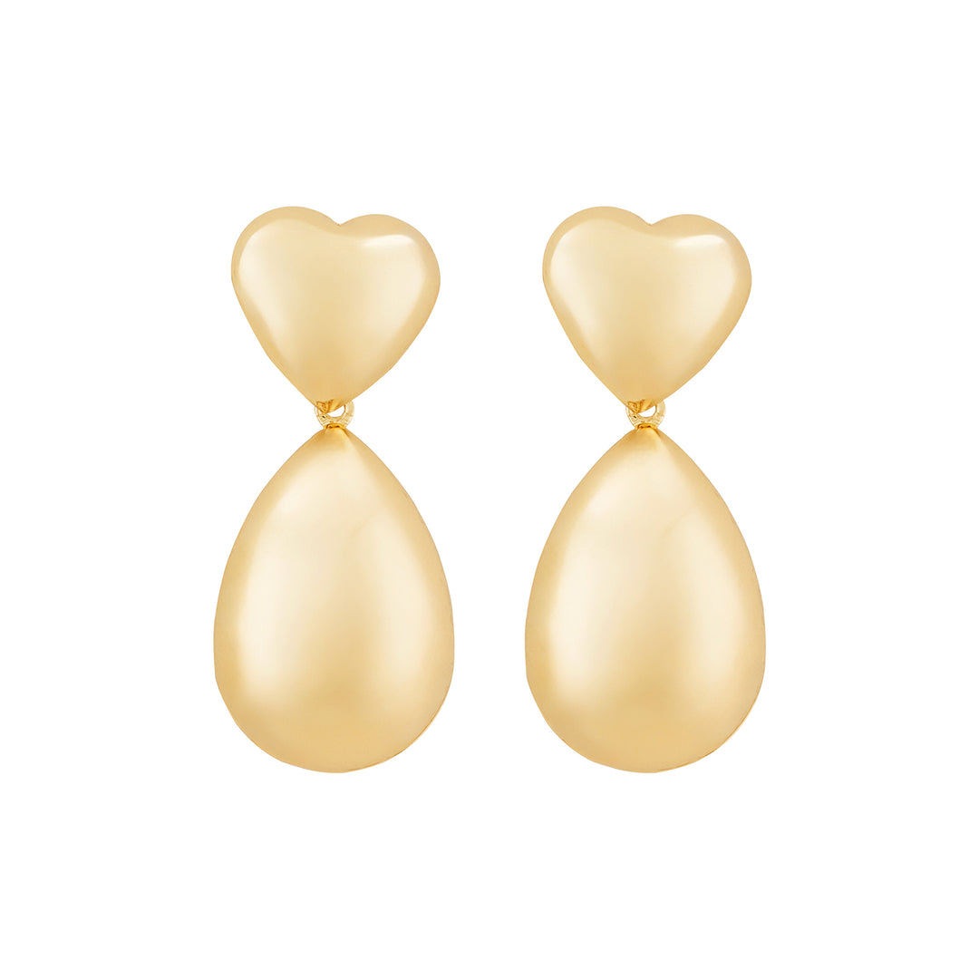 Koioko Gold Love Earrings