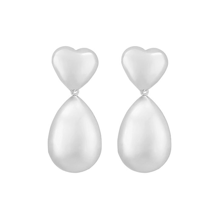 Koioko Silver Love Earrings