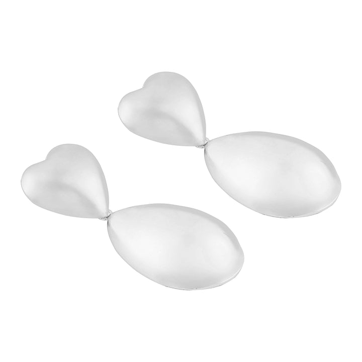 Koioko Silver Love Earrings