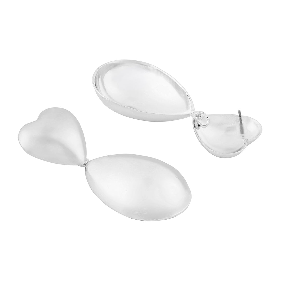 Koioko Silver Love Earrings