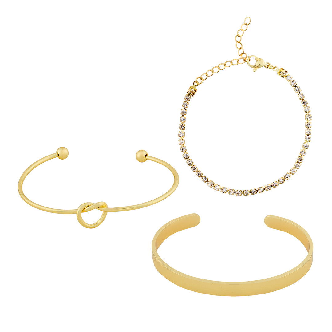 Ismira Gold Love Bracelet Set