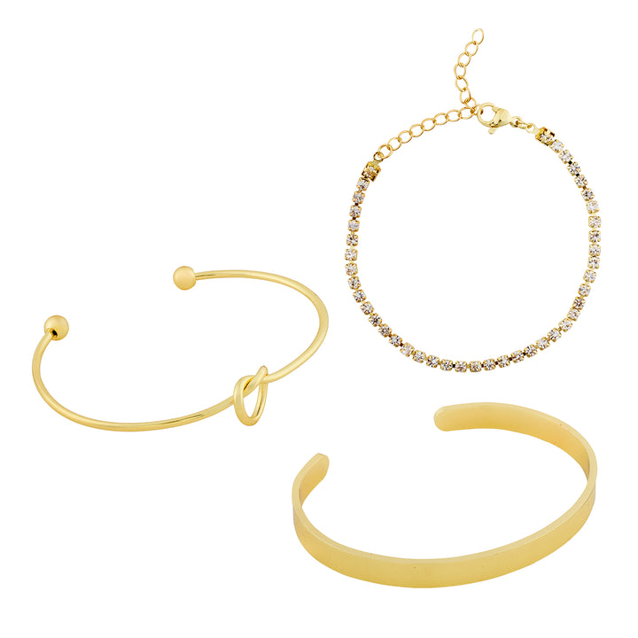 Ismira Gold Love Bracelet Set