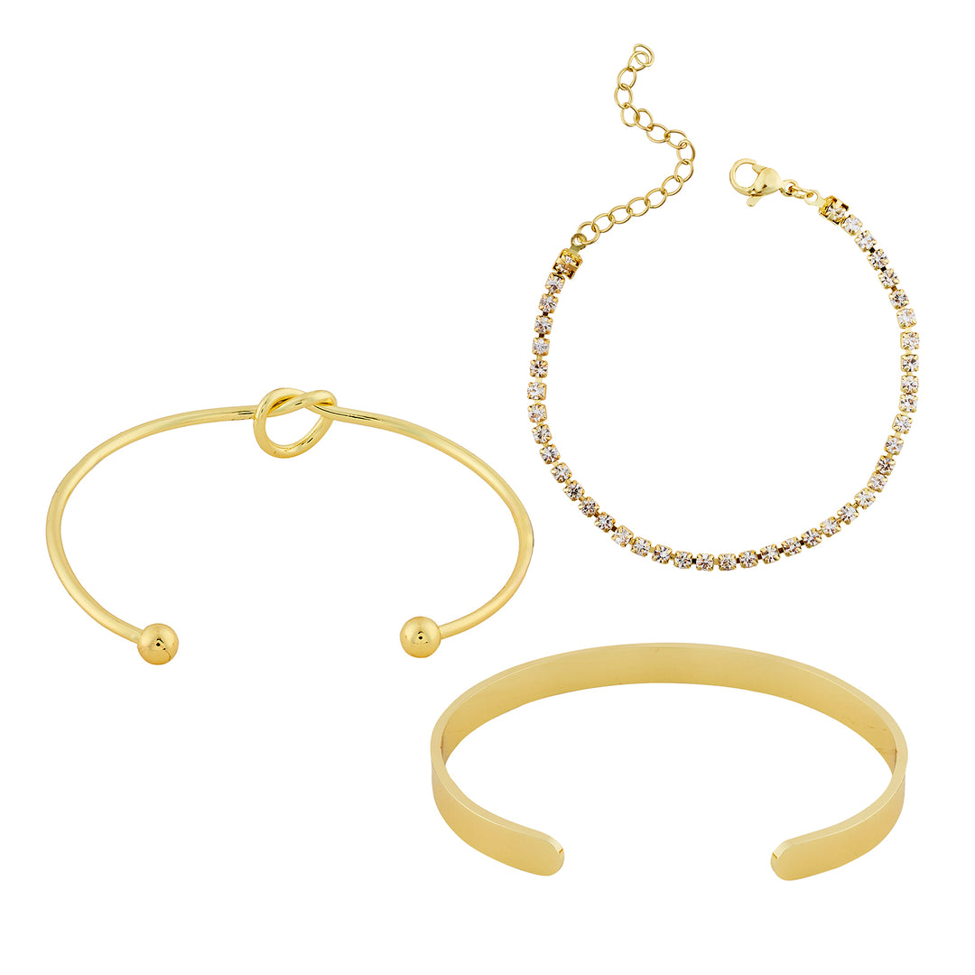 Ismira Gold Love Bracelet Set