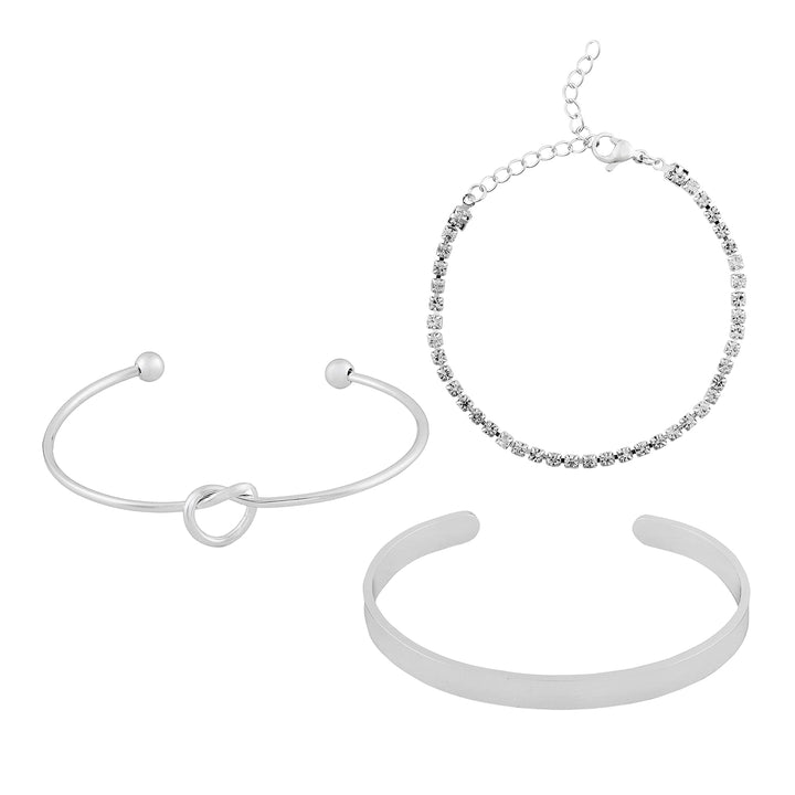 Ismira Silver Love Bracelet Set