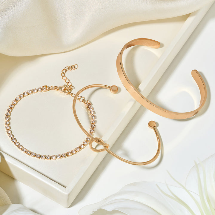 Ismira Rosegold Love Bracelet Set