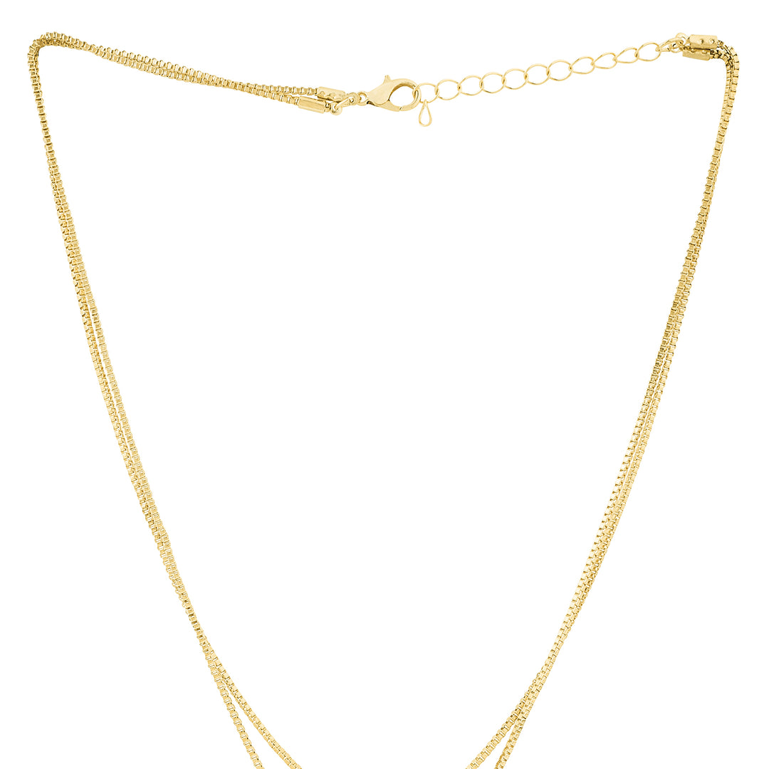 Lora Layered Gold Love Necklace
