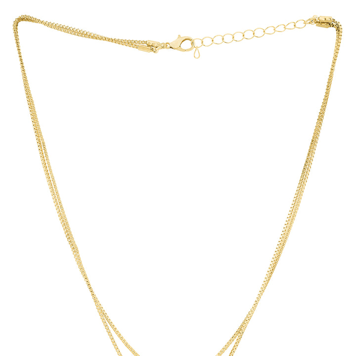 Lora Layered Gold Love Necklace