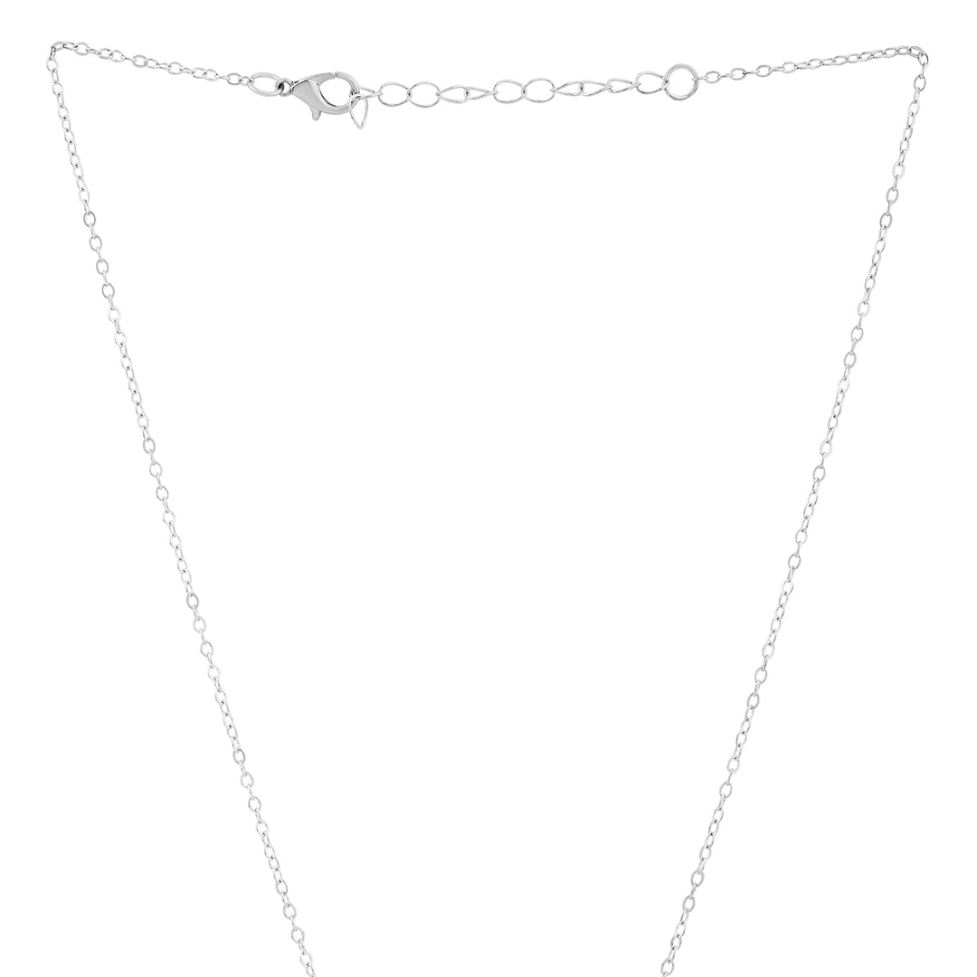 Bluette Bow Silver Love Necklace