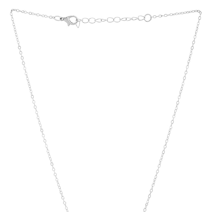 Bluette Bow Silver Love Necklace