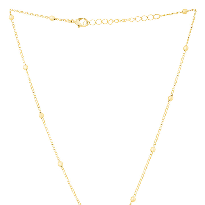 Cici Bow-Styled Gold Love Necklace