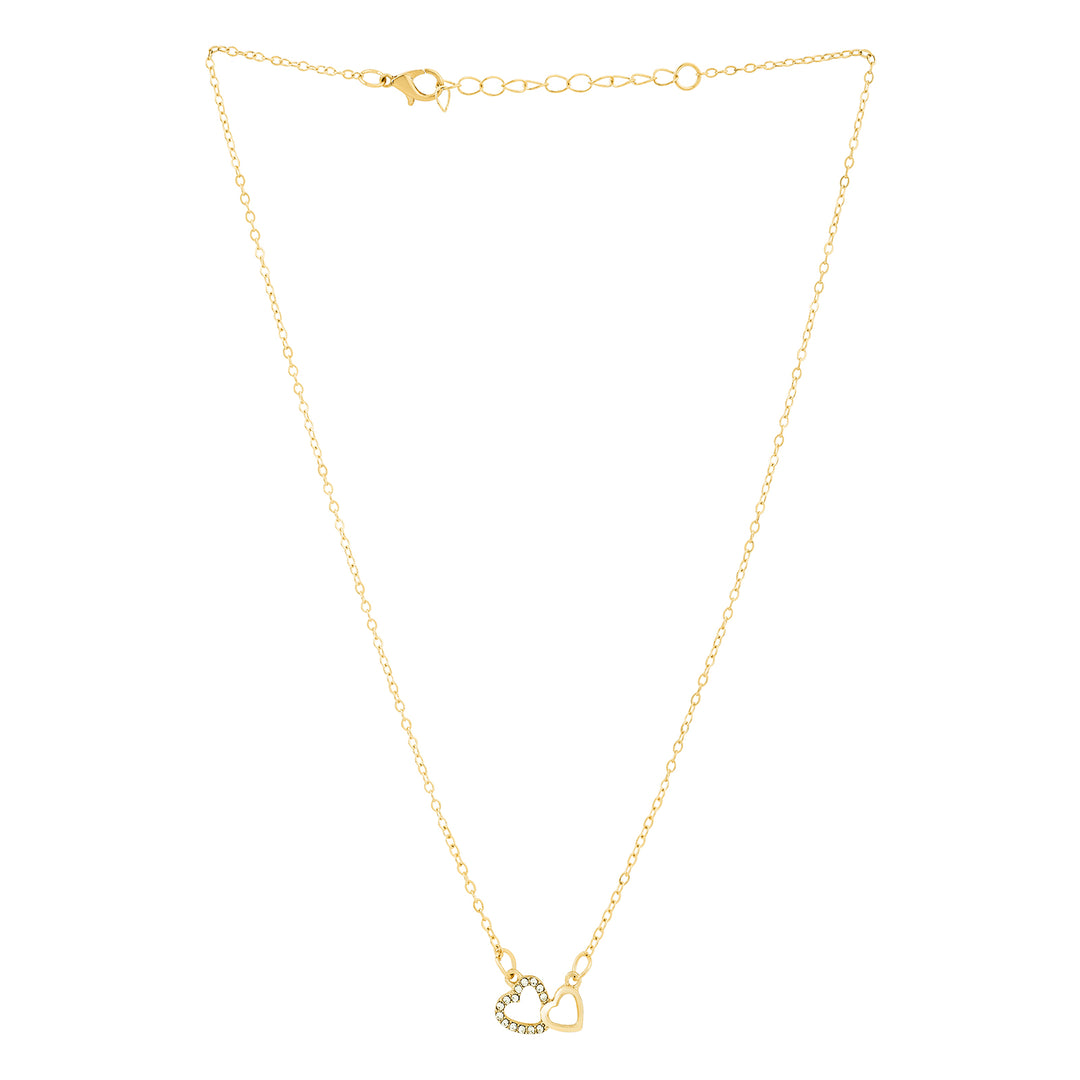 Zeta Gold Love Necklace