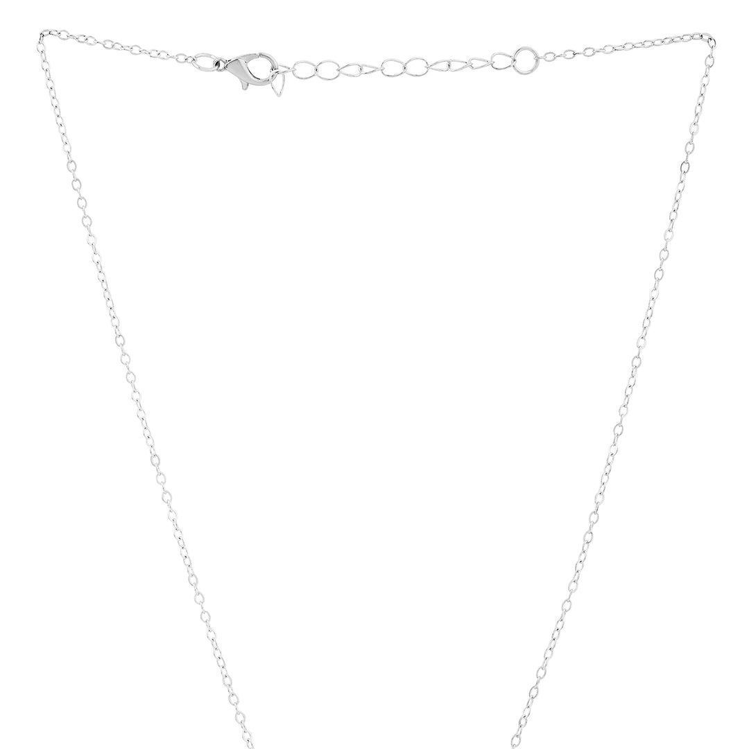 Zeta Silver Love Necklace
