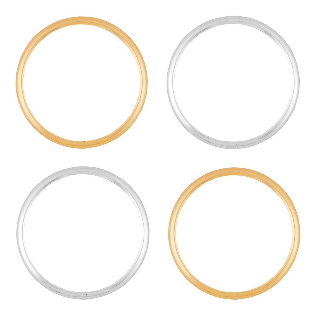 Luxie Gold Silver Chunky Bracelet