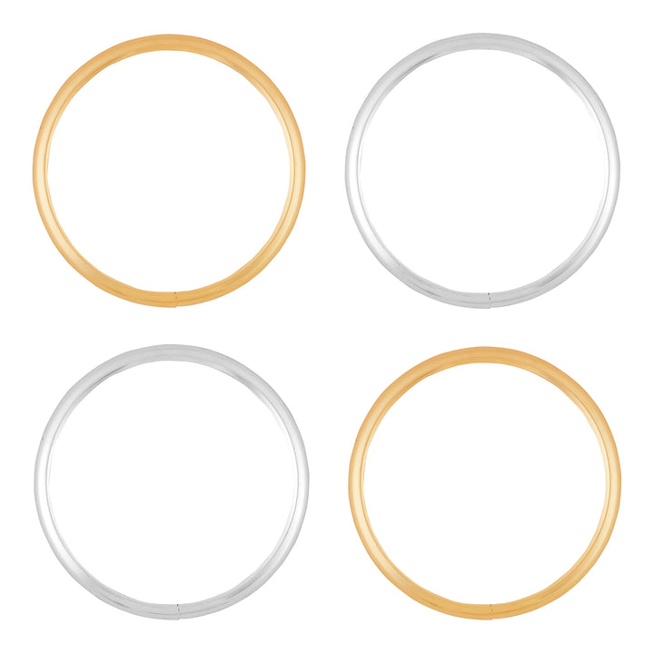 Luxie Gold Silver Chunky Bracelet