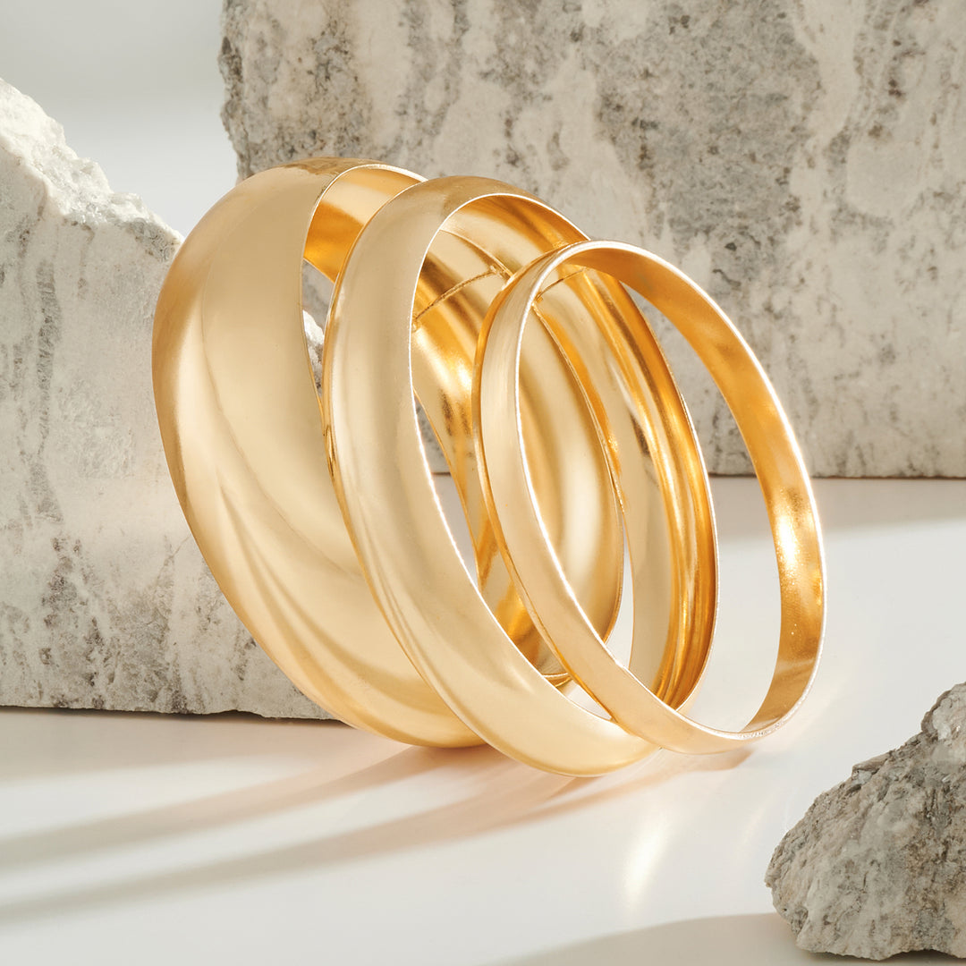 Moon Melt Gold Chunky Bracelet