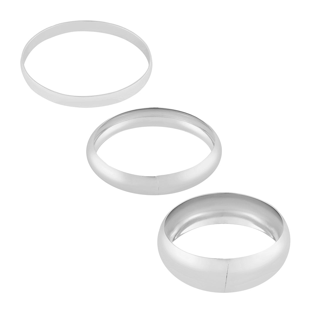 Moon Melt Silver Chunky Bracelet