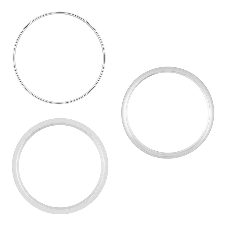 Moon Melt Silver Chunky Bracelet