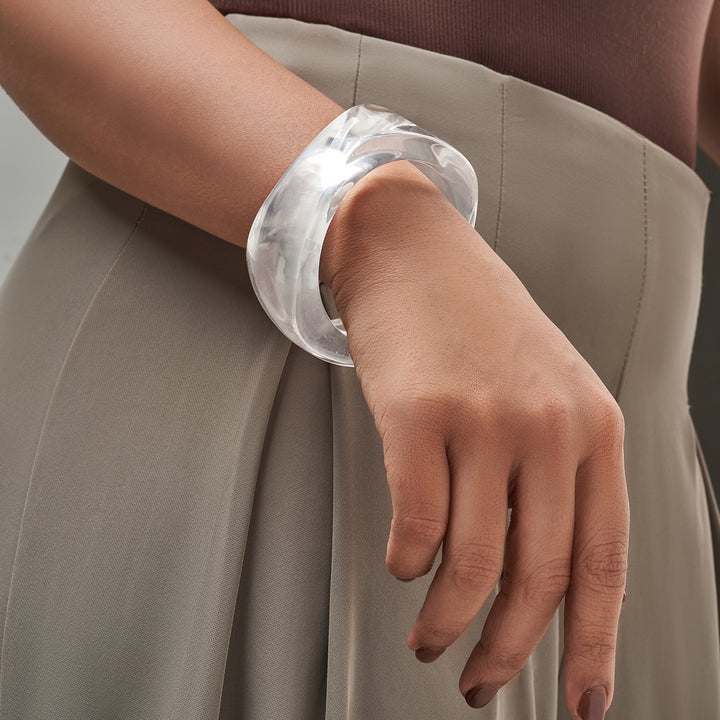 Elaria Transparent Chunky Bracelet