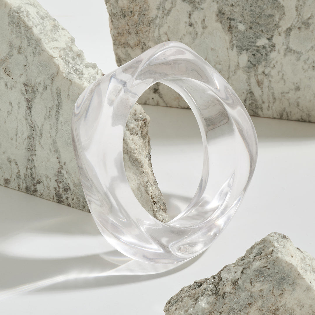 Elaria Transparent Chunky Bracelet