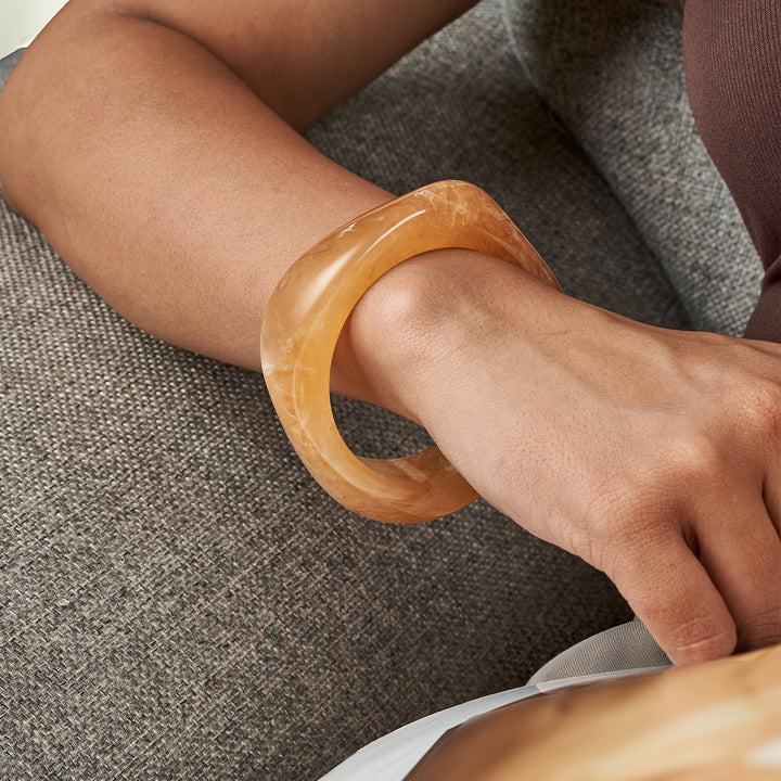 Naïra Tea Brown Chunky Bracelet