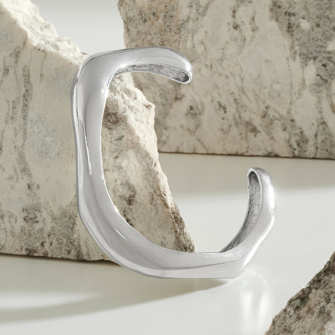 Massira Silver Chunky Bracelet