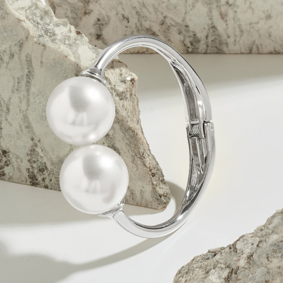 Fairycore Perla Silver Chunky Bracelet